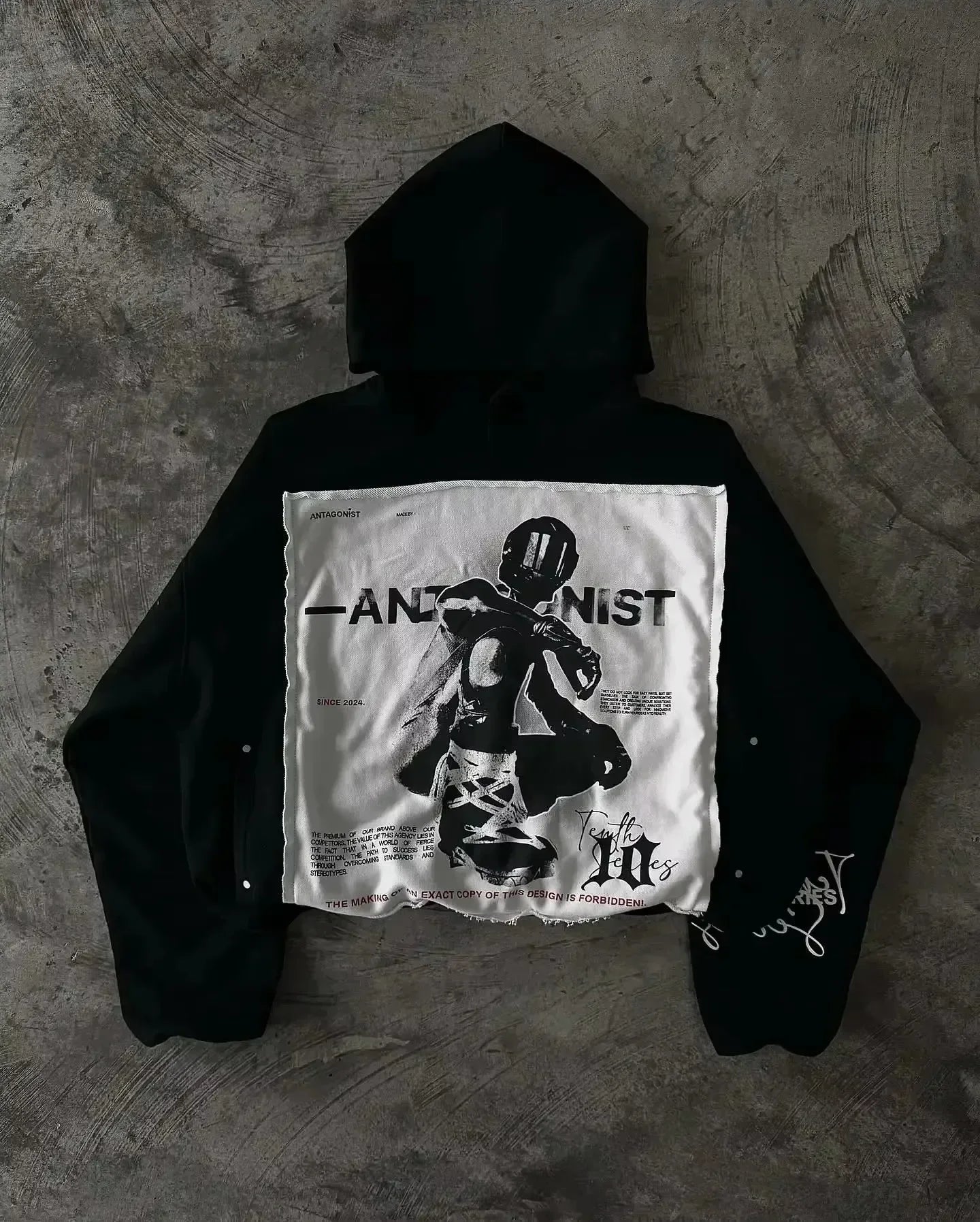 Y2K New Emo Fashion Rivet Zipper Hoodie Women Harajuku Black Oversized Hoodie Gothic Retro Classic Sweatshirt Autumn Clothing