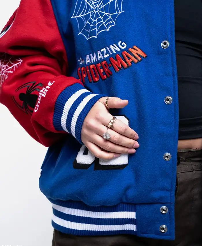 Spider Man Varsity Jacket - Recreated Inspired Edition