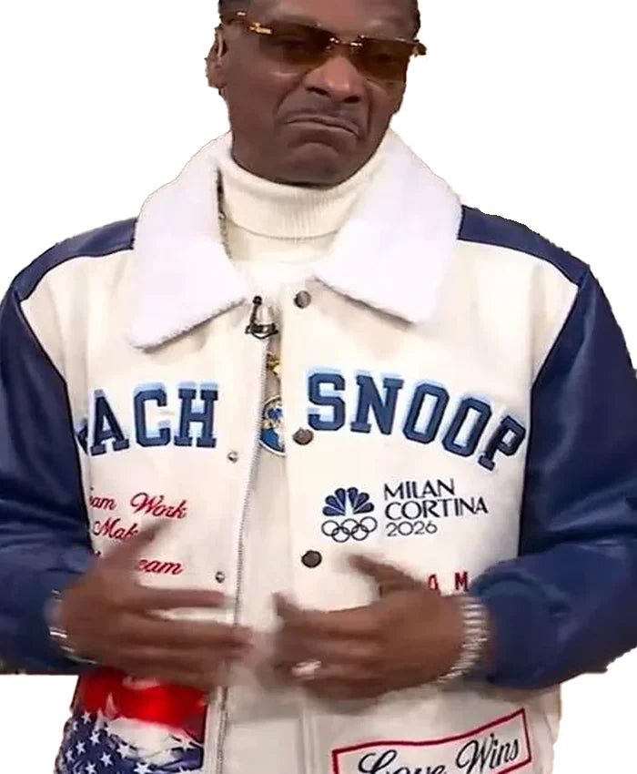 Snoop Dogg Team USA Coach Varsity Jacket - Recreated Inspired Edition