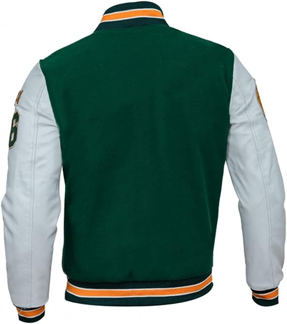 Stranger Things S4 Green Baseball Varsity Jacket - Recreated Inspired Edition