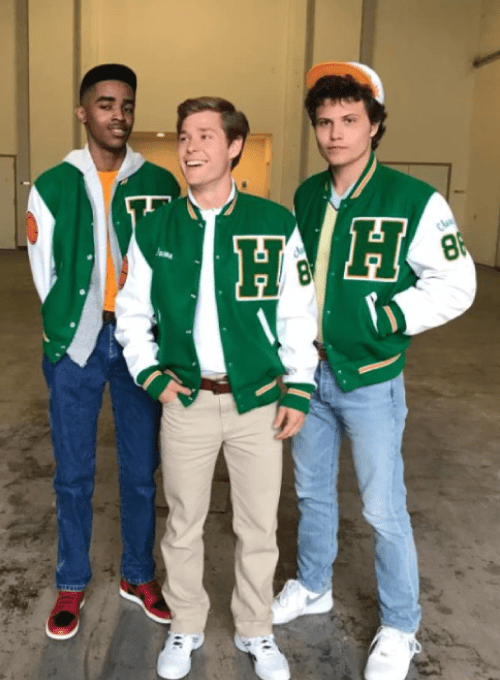 Stranger Things S4 Green Baseball Varsity Jacket - Recreated Inspired Edition
