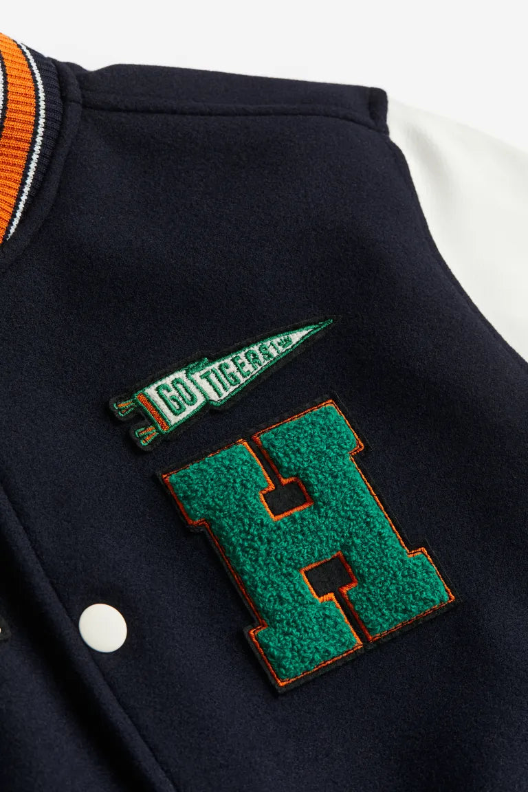 Stranger Things Wool Baseball Black Varsity Jacket - Recreated Inspired Edition