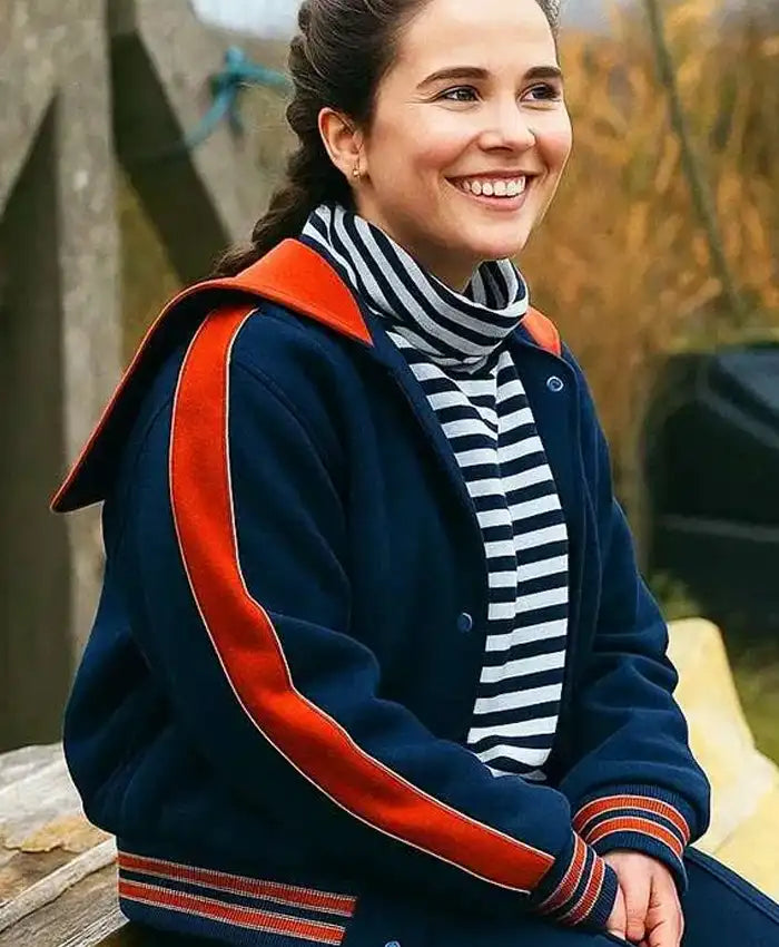 Such Brave Girls S02 Lizzie Davidson Blue Varsity Jacket - Recreated Inspired Edition