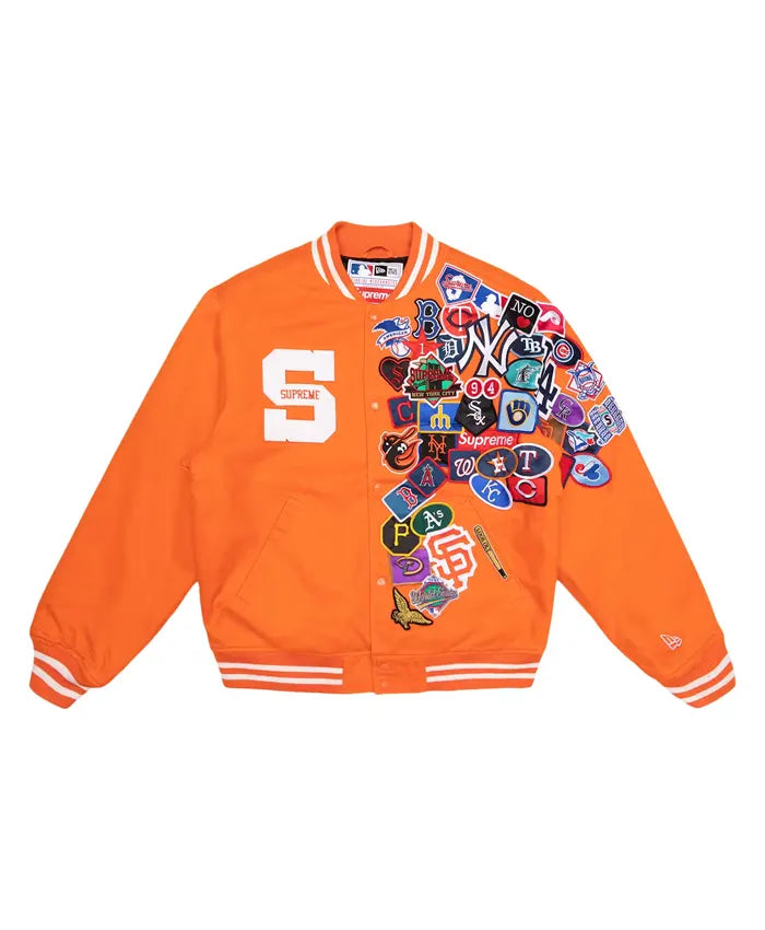 Supreme x New Era x MLB Varsity Jacket - Recreated Inspired Edition