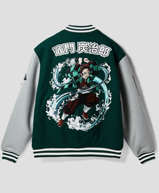 Tanjiro Wool Varsity Jacket - Recreated Inspired Edition