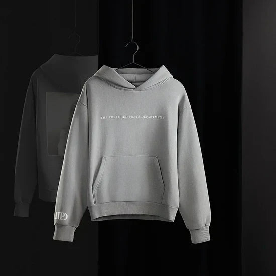 Taylor Swift The Tortured Poets Department Gray Hoodie - Recreated Inspired Edition