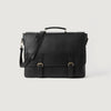 The Cristoph Black Leather Messenger Bag
