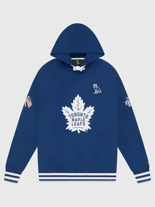 Toronto Maple Leafs Blue Pullover Hoodie - Recreated Inspired Edition