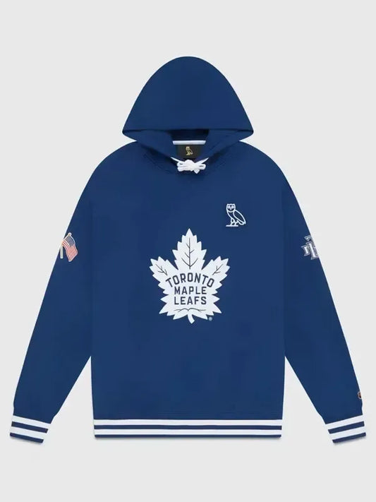 Toronto Maple Leafs Blue Pullover Hoodie - Recreated Inspired Edition