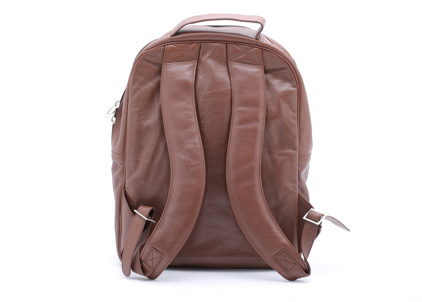 Trio Tan Leather Backpack