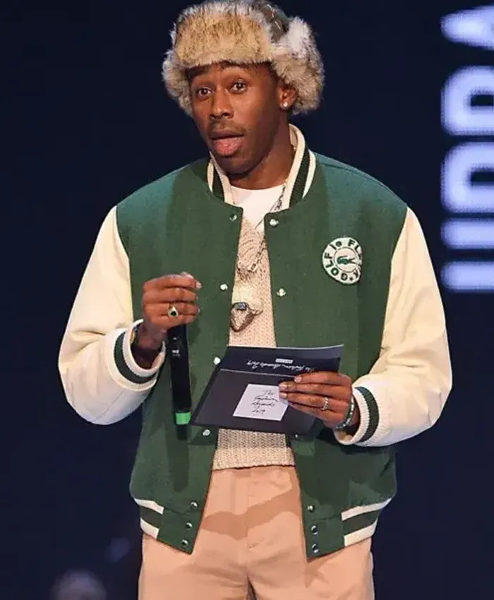 Tyler The Creator Multicolor Varsity Jacket - Recreated Inspired Edition