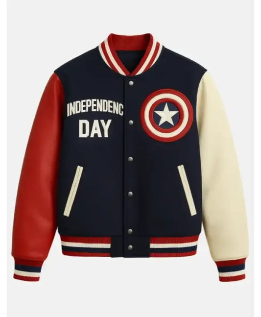 USA Independence Day Eagle Varsity Jacket - Recreated Inspired Edition
