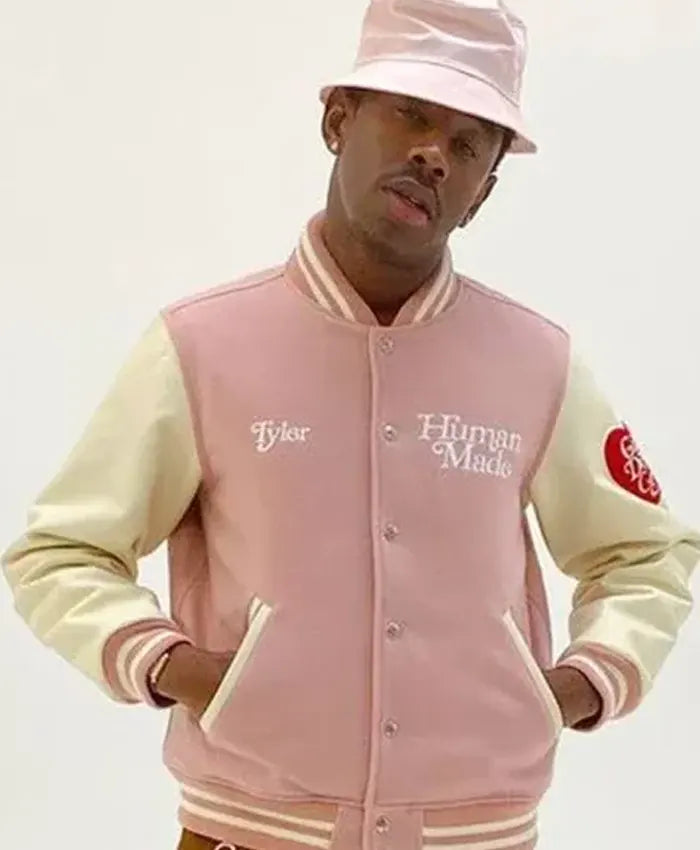 Tyler The Creator Multicolor Varsity Jacket - Recreated Inspired Edition