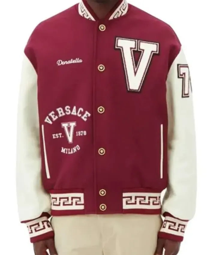 Donatella Versace Varsity Jacket - Recreated Inspired Edition