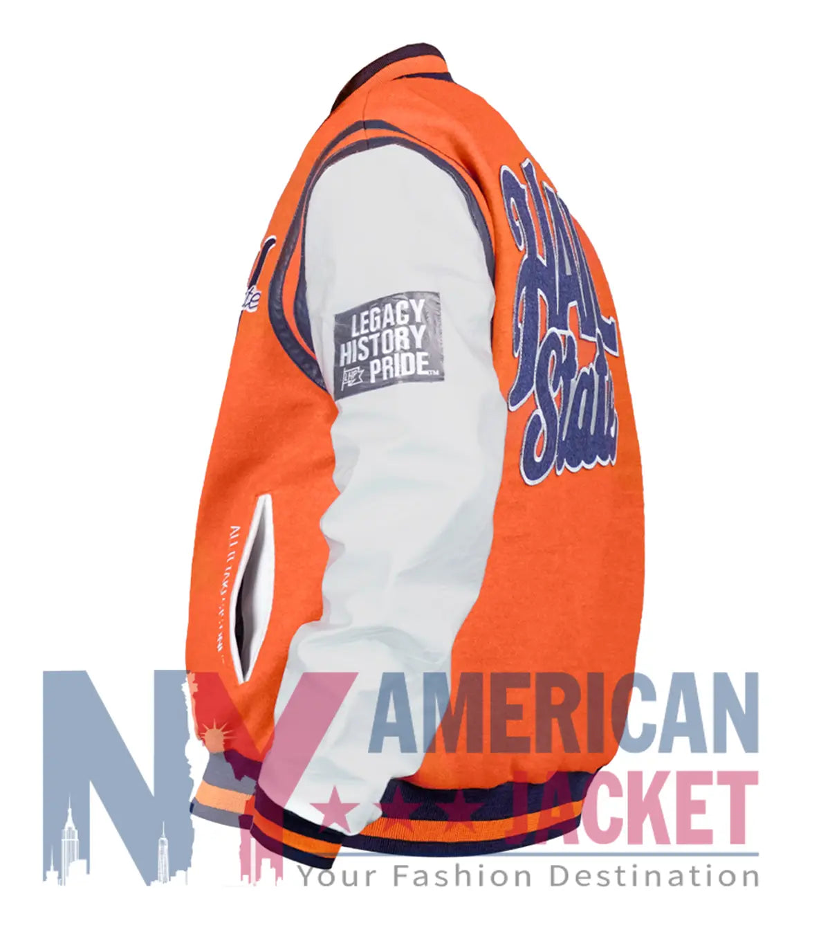 Virginia State University Motto 2.0 Varsity Jacket - Recreated Inspired Edition