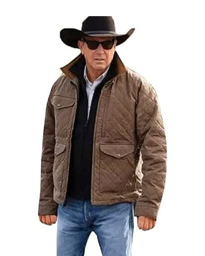 Yellowstone (John Dutton) Kevin Costner Cotton Jacket