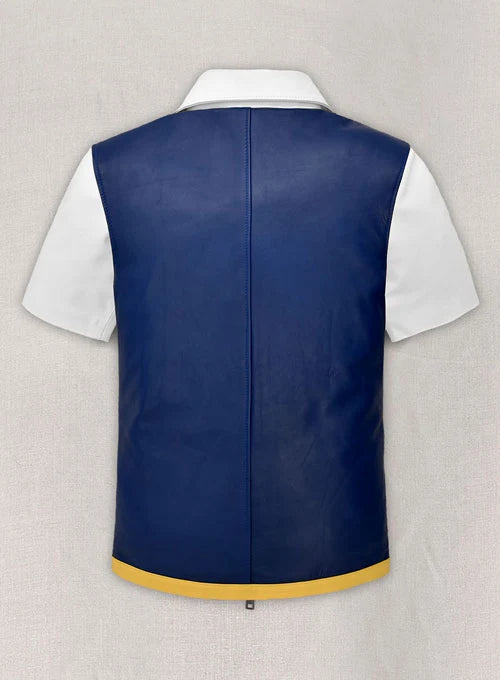 Ash Pokemon Kids Leather Jacket