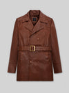 Ben Affleck Live By Night Leather Trench Coat
