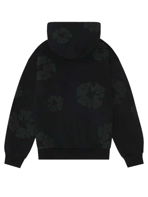 Denim Tear Mono Cotton Wreath Hoodie - Recreated Inspired Edition