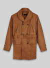 Brown Brad Pitt Legends of the Fall Leather Trench Coat