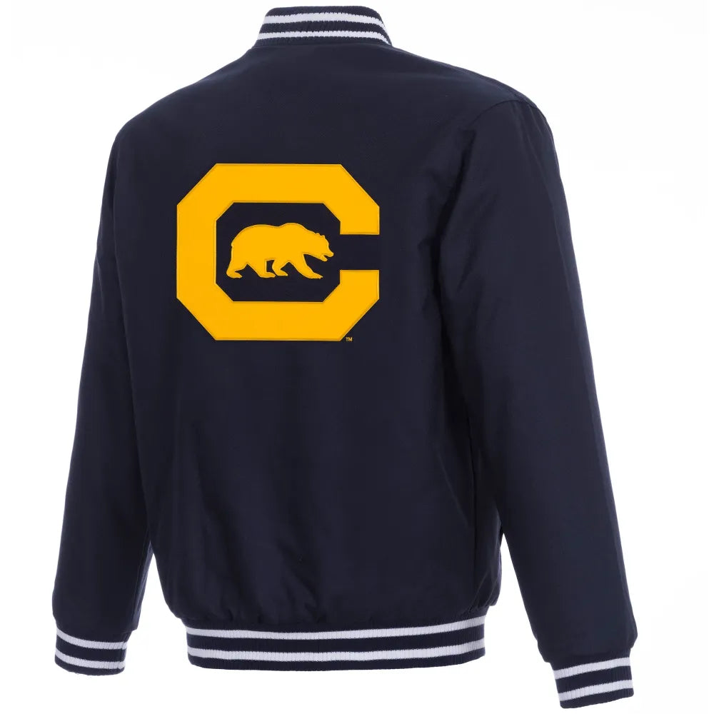 California Golden Bears One Color Navy Varsity Jacket
