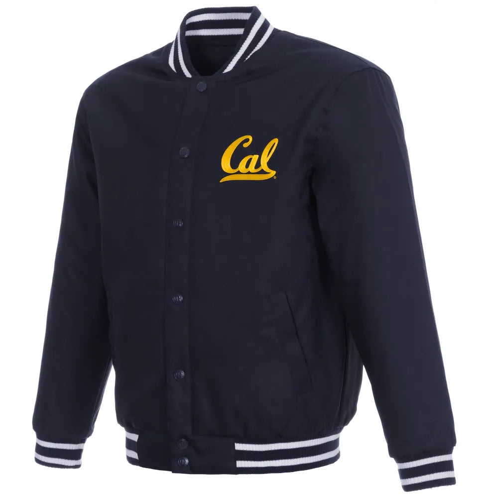 California Golden Bears One Color Navy Varsity Jacket