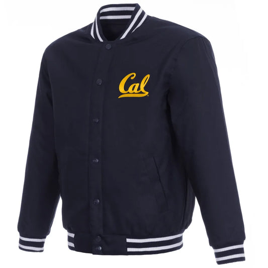 California Golden Bears One Color Navy Varsity Jacket