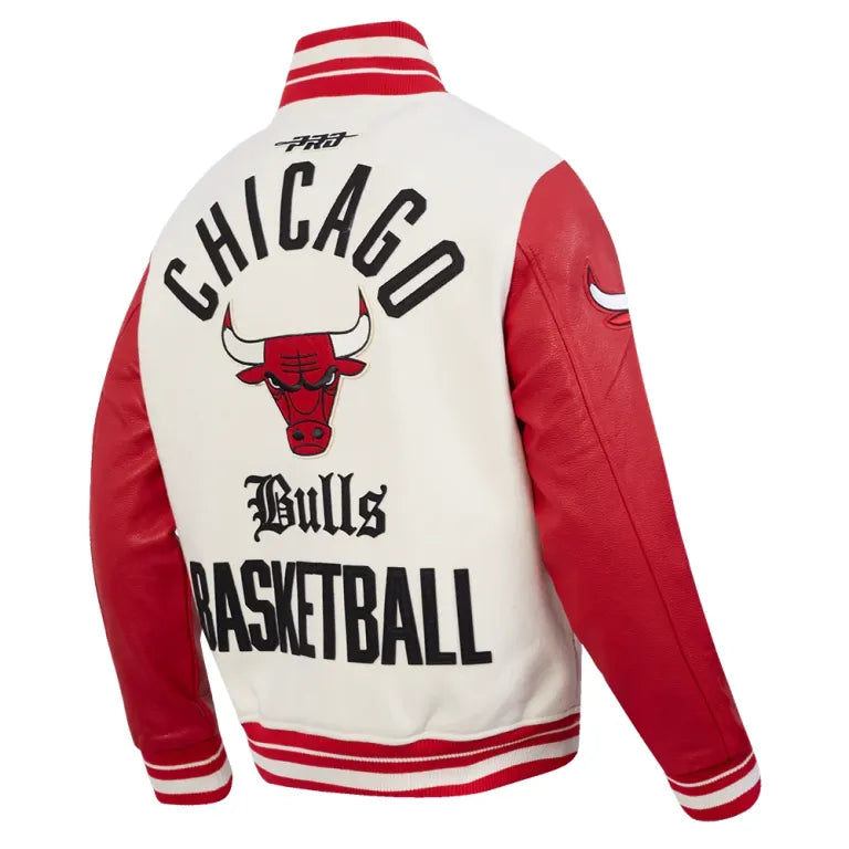 Chicago Bulls Modern Originals Wool/Leather Varsity Jacket