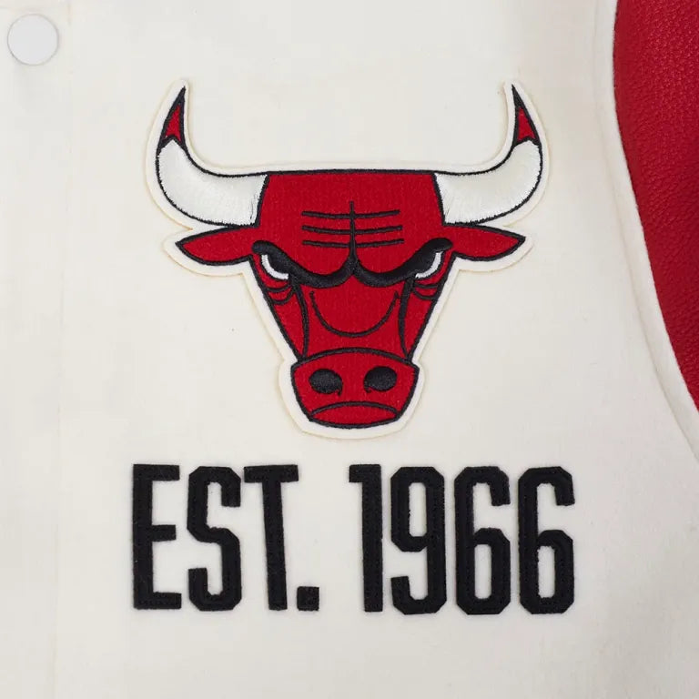 Chicago Bulls Modern Originals Wool/Leather Varsity Jacket