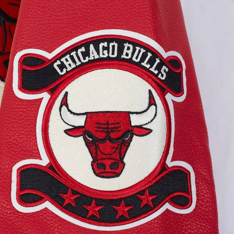 Chicago Bulls Modern Originals Wool/Leather Varsity Jacket