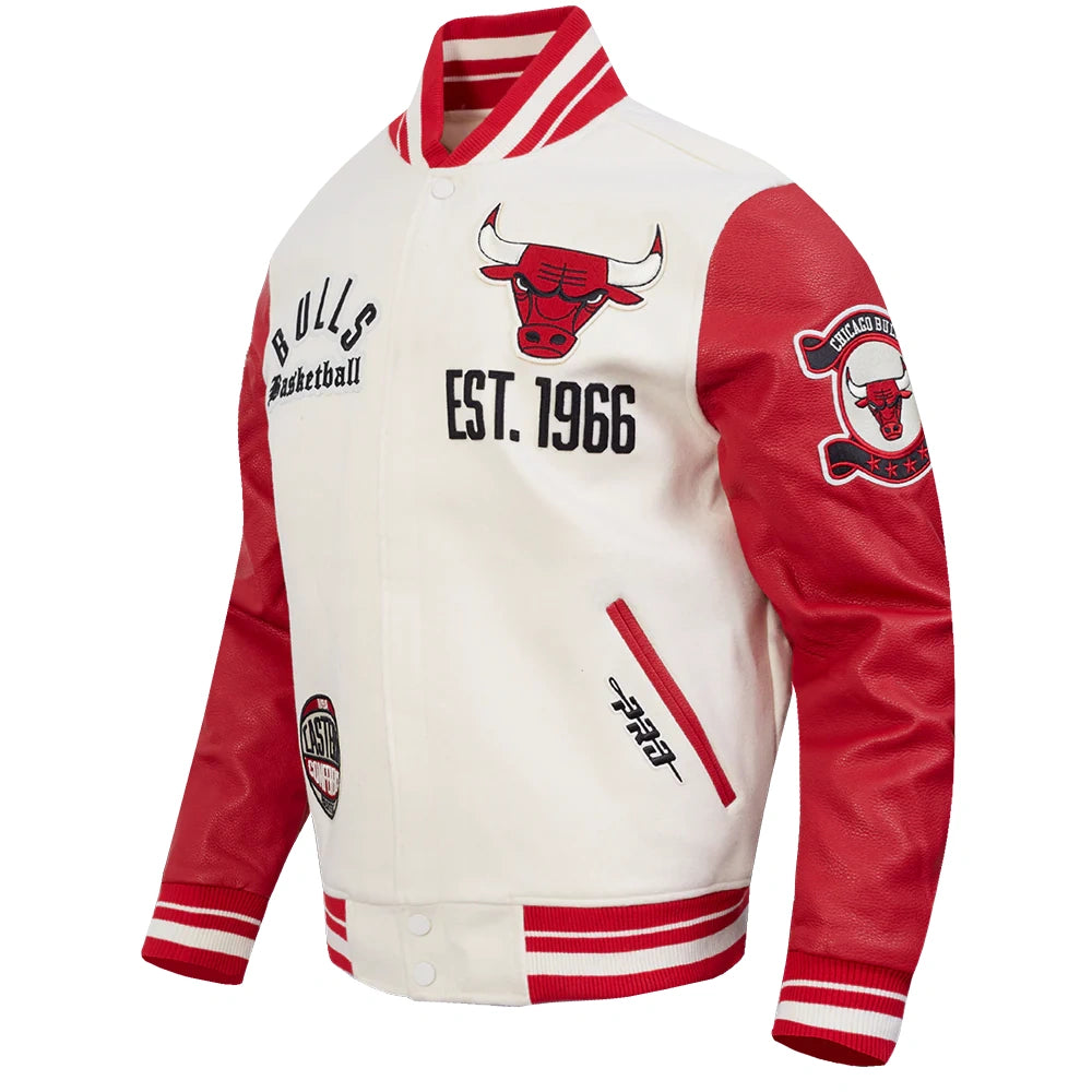 Chicago Bulls Modern Originals Wool/Leather Varsity Jacket