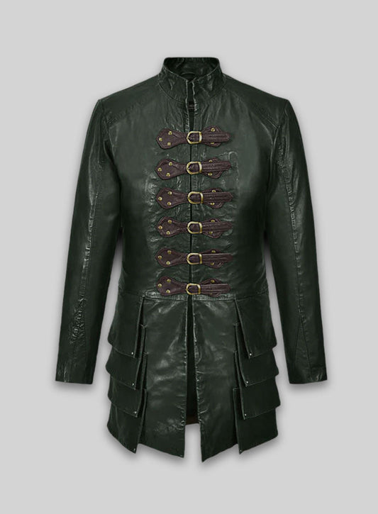 Chris Pine Dungeons and Dragons Leather Trench Coat