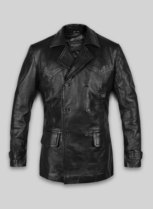 David Tennant Doctor Who Leather Trench Coat