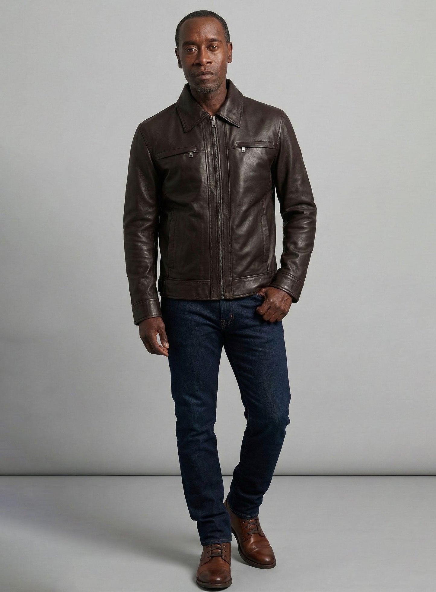 Don Cheadle Traitor Leather Jacket