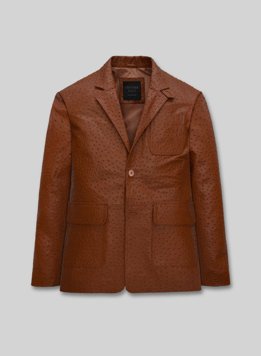 Floyd Mayweather Leather Blazer