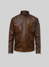 Frank Grillo Boss Level Leather Jacket