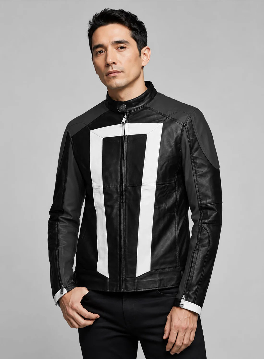Gabriel Luna Agents of S.H.I.E.L.D. Season 4 Leather Jacket