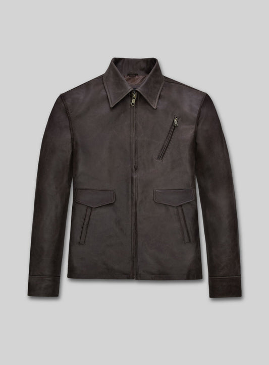 Gerard Butler Den Of Thieves Leather Jacket