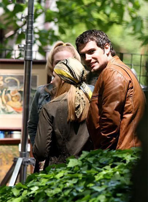 Henry Cavill Whatever Works Leather Jacket