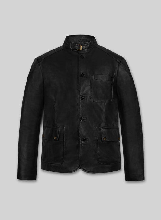 Hugh Jackman Real steel Leather Jacket