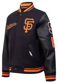 San Francisco Giants Black Letterman Jacket
