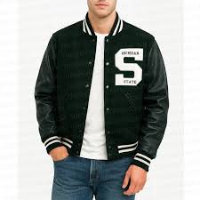Michigan State Aliyah Moore Varsity Jacket - Recreated Inspired Edition