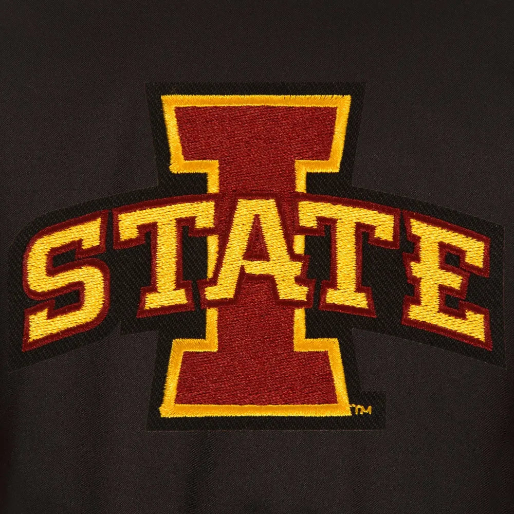 Iowa State Cyclones One Color Black Varsity Jacket
