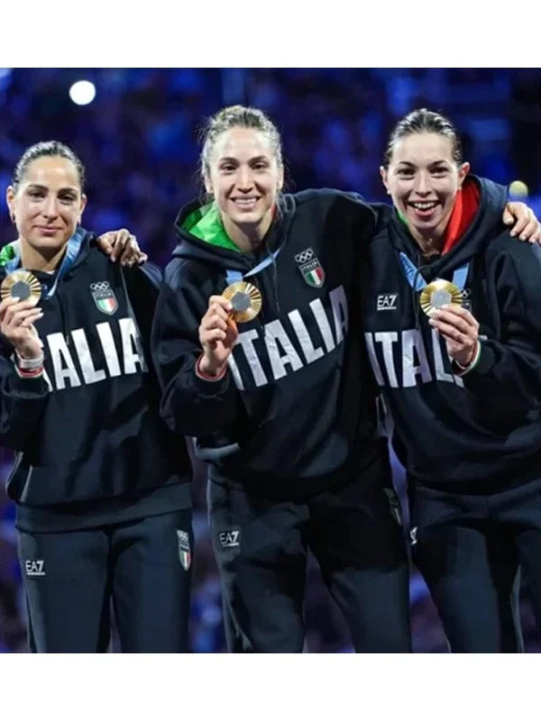 Italy Olympic Hoodie - Recreated Inspired Edition