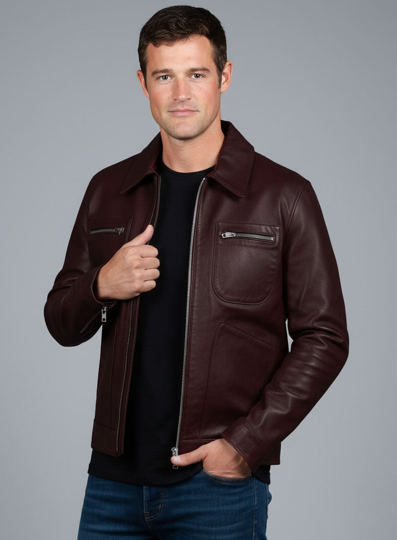 Jake Picking Leather Jacket