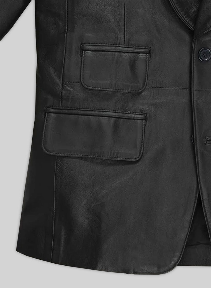 Jeff Goldblum Lost World Jurassic Park Leather Blazer