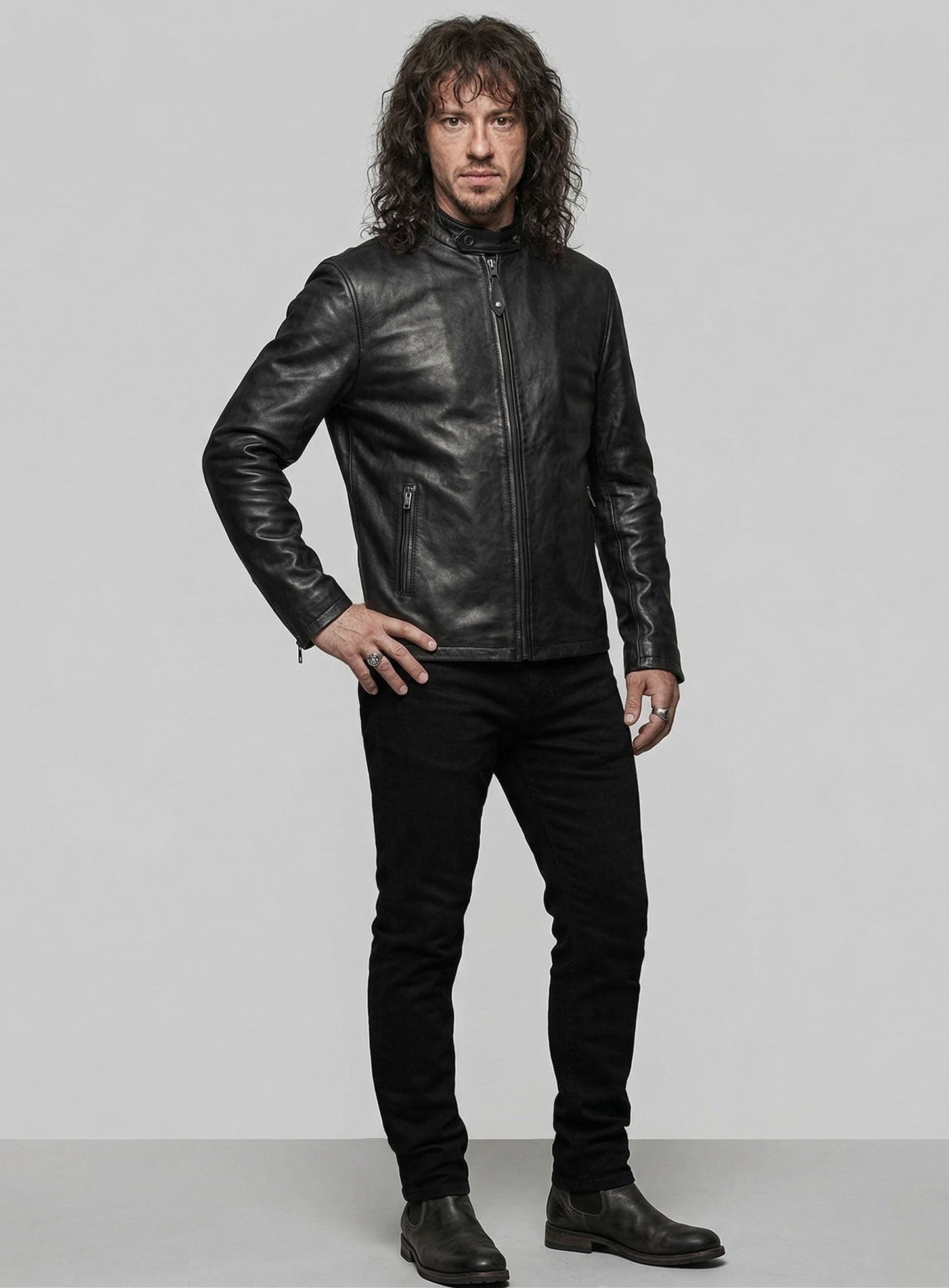 Joseph Quinn Stranger Thing Season 4 Leather Jacket