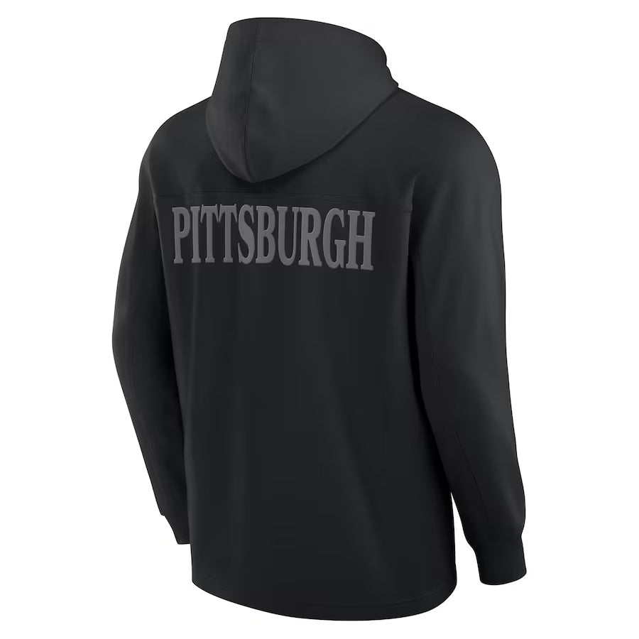 Pittsburgh Steelers Black Elements Pace Hoodie - Recreated Inspired Edition