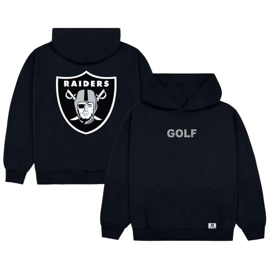 Las Vegas Raiders GOLF WANG Logo Pullover Hoodie - Recreated Inspired Edition