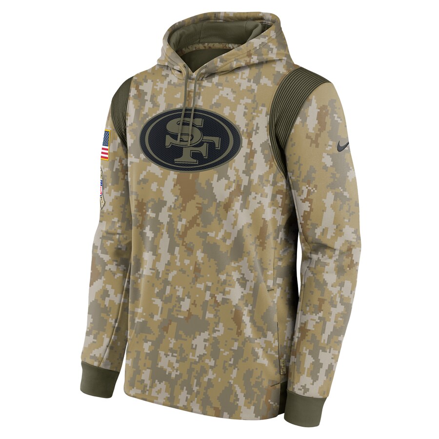 Christian McCaffrey 49ers Salute to Service Camo Hoodie - Recreated Inspired Edition